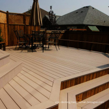 Wood plastic outdoor cork floor